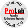 ProLab zertifiziert - Fachlabor für Implantat-Prothetik